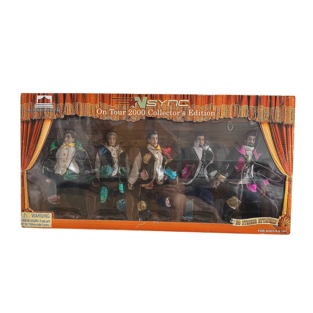 NSYNC Marionette Dolls On Tour 2000 Collector's Edition No Strings Attached Set